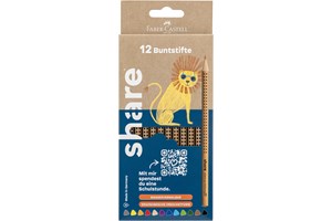 share Buntstift wasservermalbar 12St Set sortiert basic