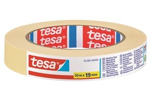 tesa Maler-Krepp Universal, beige, 50 m x 19 mm, 1 Rolle