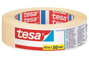 tesa Maler-Krepp Universal, beige, 50 m x 30 mm, 1 Rolle
