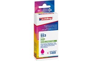 edding Tintenpatrone, Magenta, 26 ml, ersetzt HP 953XL (F6U17AE)
