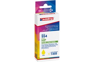 edding Tintenpatrone, Gelb, 26 ml, ersetzt HP 953XL (F6U18AE)