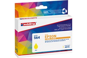 edding Tintenpatrone, Gelb, 38 ml, ersetzt Epson T78XXL (T7894)