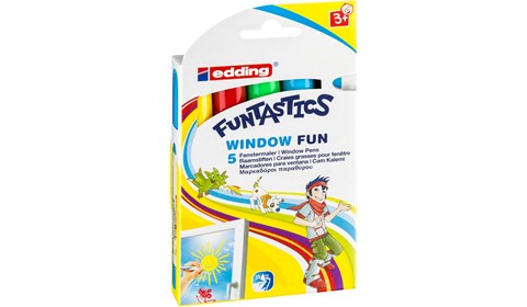edding 16 FUNTASTICS WINDOW FUN Kinderfenstermaler