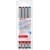 edding 151 F Non-permanenter Folienschreiber 4er Set sortiert, Rundspitze 0,6 mm (Art.-Nr.: 4-151-4)