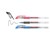 edding 2185 Gelroller 3er Set sortiert Standard, Rollerspitze 0,7 mm (Art.-Nr.: 4-2185-3099)