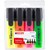 edding 345 Textmarker 4er Set sortiert, Keilspitze 2-5 mm (Art.-Nr.: 4-345-4)