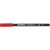 edding 4200 Porzellanpinselstift rot, Pinselspitze 1-4 mm (Art.-Nr.: 4-4200002)