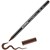 edding 4200 Porzellanpinselstift braun, Pinselspitze 1-4 mm (Art.-Nr.: 4-4200007)