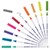 edding 4600 Textilstift 10er-Set sortiert fun, Rundspitze 1 mm (Art.-Nr.: 4-4600-10099)