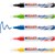 edding 5100 Acrylmarker medium 5er Set sortiert basic, Rundspitze 2-3 mm (Art.-Nr.: 4-5100-5)