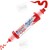 edding 5400 Acryl 3D Double Liner verkehrsrot, Tubenspitze 2-3 mm + 5-10 mm (Art.-Nr.: 4-5400902)