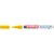 edding 751 creative Glanzlack-Marker gelb, Rundspitze 1-2 mm (Art.-Nr.: 4-751-9-005)
