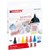 edding 95 Glasmarker 6er Set sortiert, Rundspitze 1,5-3mm (Art.-Nr.: 4-95-6)