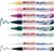 edding Acryl Start Easy Set, inkl. Postkartenblock, 8er Set nordic (Art.-Nr.: 4-SES8N)