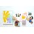 edding Acryl Start Easy Set, inkl. Postkartenblock, 8er Set nordic (Art.-Nr.: 4-SES8N)