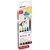 edding 1200 Glitzerstifte 5er Set, mehrfarbig, Rundspitze 3 mm (Art.-Nr.: 4-1200-5-3)