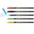 edding 1200 Glitzerstifte 5er Set, mehrfarbig, Rundspitze 3 mm (Art.-Nr.: 4-1200-5-3)