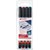 edding 142 M Permanenter Folienschreiber 4er Set sortiert, Rundspitze 1 mm (Art.-Nr.: 4-142-4)