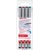 edding 150 S Non-permanenter Folienschreiber 4er Set sortiert, Rundspitze 0,3 mm (Art.-Nr.: 4-150-4)