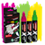edding 6900 X Multi Marker, Candy Color Set, 3 Acrylstifte, Keilspitze 2-10 mm (Art.-Nr.: 4-6900-3-3)