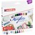 edding Acryl Start Easy Set, inkl. Postkartenblock, 8er Set nordic (Art.-Nr.: 4-SES8N)