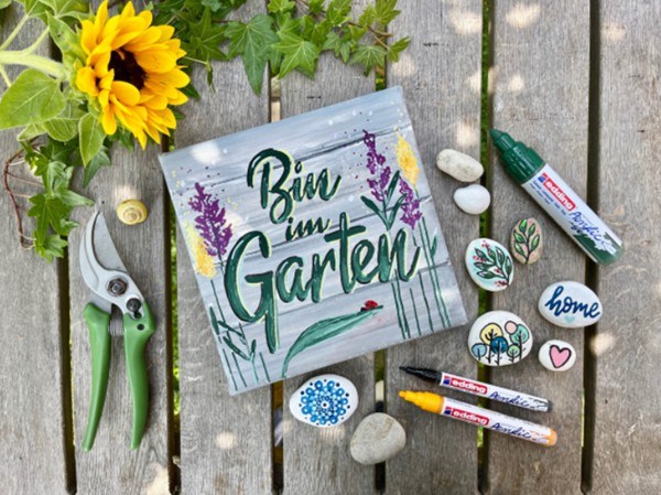 Bin im Garten