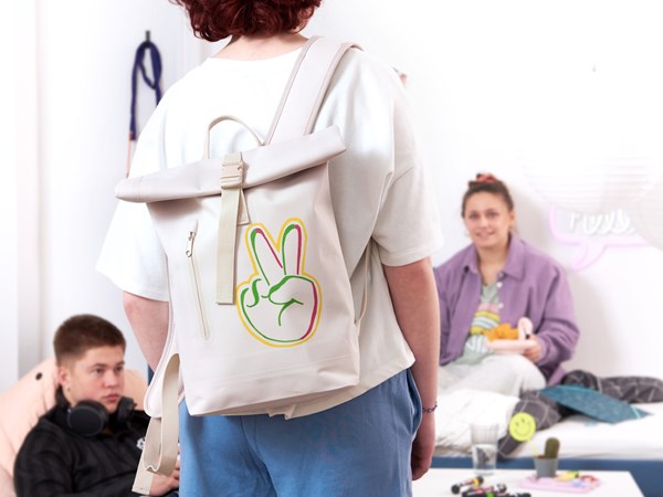 edding x-marker mit rucksack