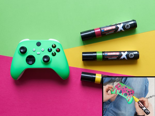 edding x-marker set candy Anwendung