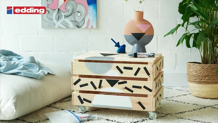 Holzkiste upcyclen