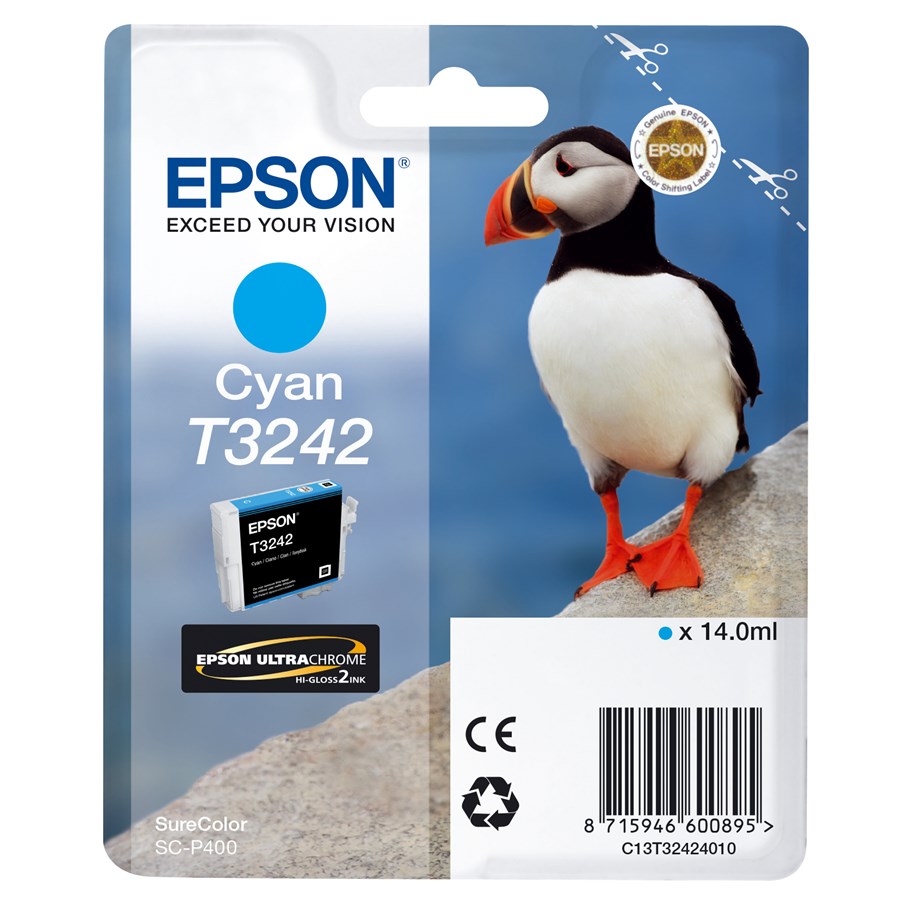 Epson 32 Tintenpatrone, cyan (C13T32424010)