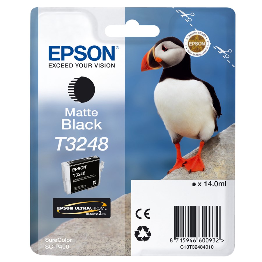 Epson 32 Tintenpatrone, matt schwarz (C13T32484010)