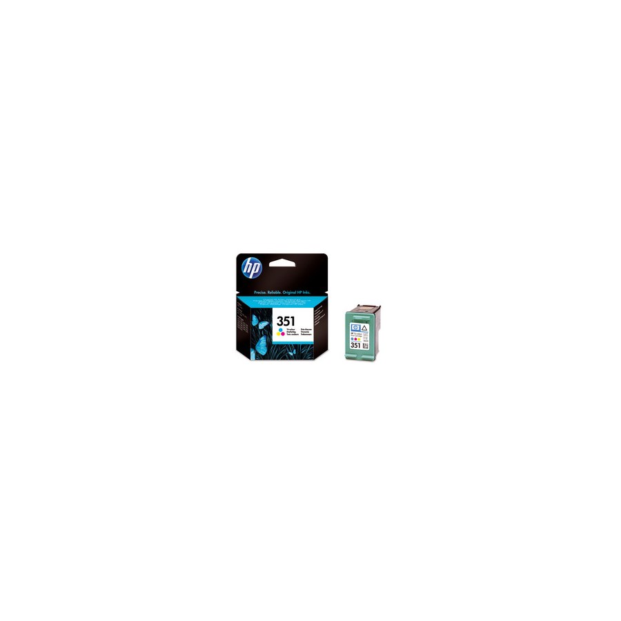 HP 351 Original Tintenpatrone Dreifarbig – Für HP Drucker, CB337EEUUS