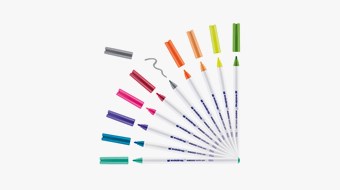 edding 4600 Textilstift 10er-Set sortiert fun, Rundspitze 1 mm