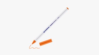 edding 4600 Textilstift orange, Rundspitze 1 mm