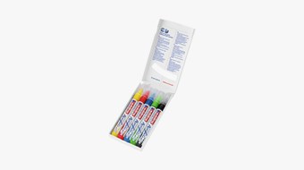 edding 5100 Acrylmarker medium 5er Set sortiert basic, Rundspitze 2-3 mm