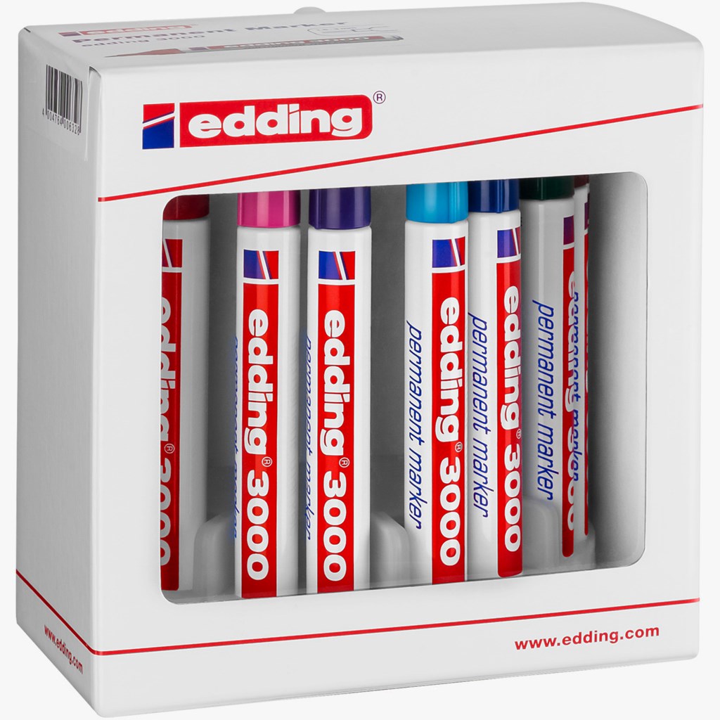 edding 3000 Permanentmarker - alle 20 Farben - Shop