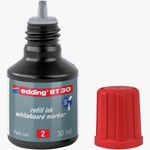 edding BT 30 Nachfülltinte für Whiteboardmarker rot, 30 ml (Art.-Nr.: 4-BT30002)