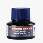 edding BTK 25 Nachfülltinte für Whiteboardmarker blau, 25 ml (Art.-Nr.: 4-BTK25003)