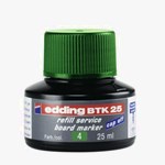 edding BTK 25 Nachfülltinte für Whiteboardmarker grün, 25 ml (Art.-Nr.: 4-BTK25004)