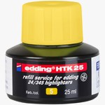 edding HTK 25 Nachfülltinte für Textmarker gelb, 25 ml (Art.-Nr.: 4-HTK25005)