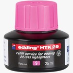 edding HTK 25 Nachfülltinte für Textmarker rosa, 25 ml (Art.-Nr.: 4-HTK25009)