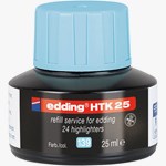 edding HTK 25 Nachfülltinte für Textmarker pastell blau, 25 ml (Art.-Nr.: 4-HTK25139)