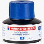 edding MTK 25 Nachfülltinte für Permanentmarker blau, 25 ml (Art.-Nr.: 4-MTK25003)