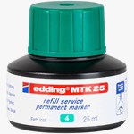 edding MTK 25 Nachfülltinte für Permanentmarker grün, 25 ml (Art.-Nr.: 4-MTK25004)