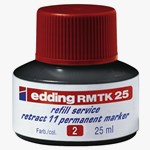 edding RMTK 25 Nachfülltinte für Permanentmarker rot, 25 ml (Art.-Nr.: 4-RMTK25002)