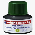 edding RMTK 25 Nachfülltinte für Permanentmarker grün, 25 ml (Art.-Nr.: 4-RMTK25004)