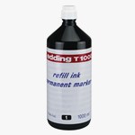 edding T 1000 Nachfülltinte für Permanentmarker schwarz, 1000 ml (Art.-Nr.: 4-T1000001)