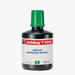 edding T 100 Nachfülltinte für Permanentmarker grün, 100 ml (Art.-Nr.: 4-T100004)