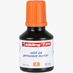 edding T 25 Nachfülltinte für Permanentmarker orange, 30 ml (Art.-Nr.: 4-T25006)