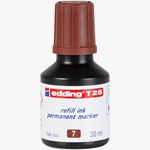 edding T 25 Nachfülltinte für Permanentmarker braun, 30 ml (Art.-Nr.: 4-T25007)